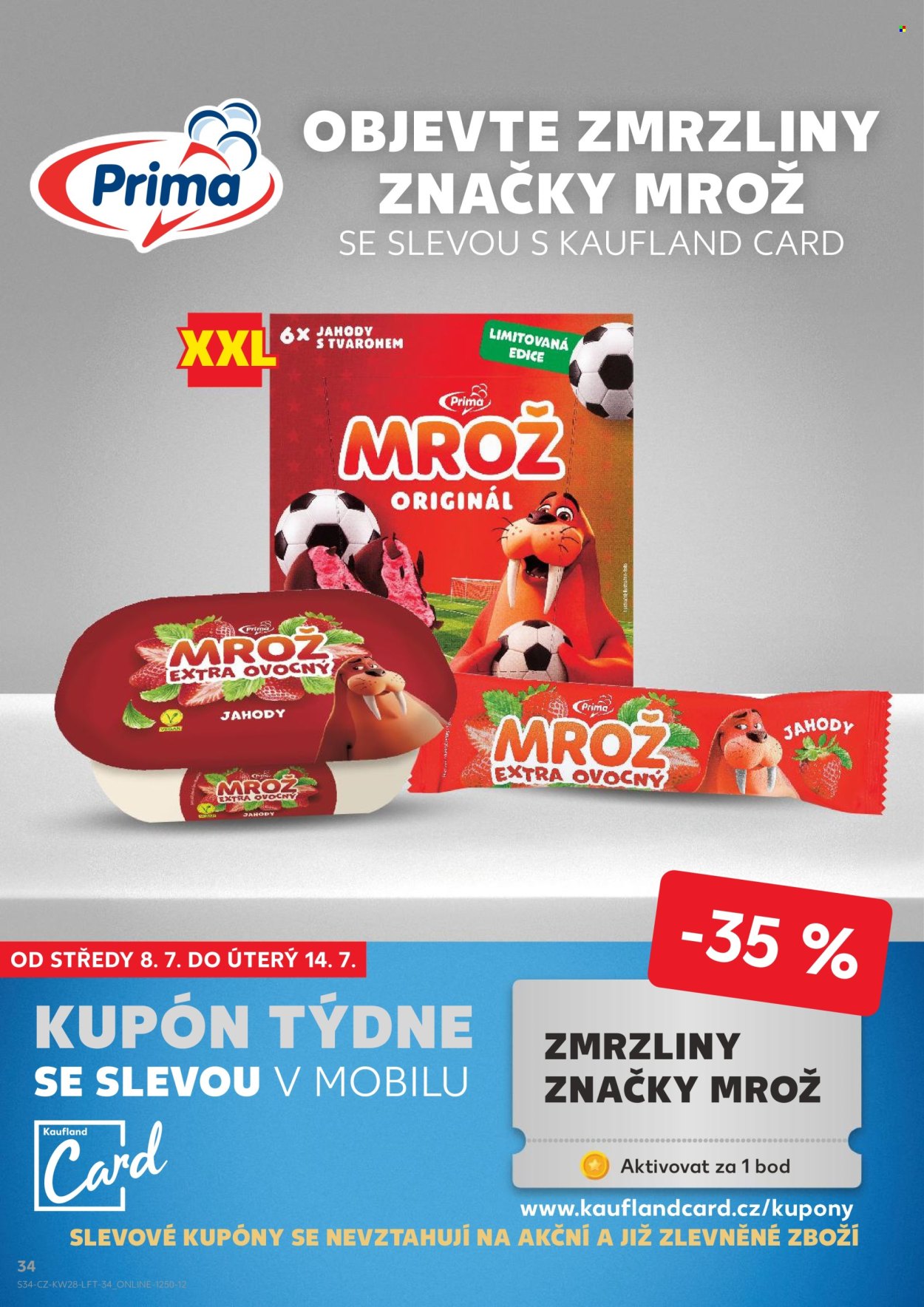 Leták Kaufland - 8. 7. 2026 - 14. 7. 2026. Strana 34
