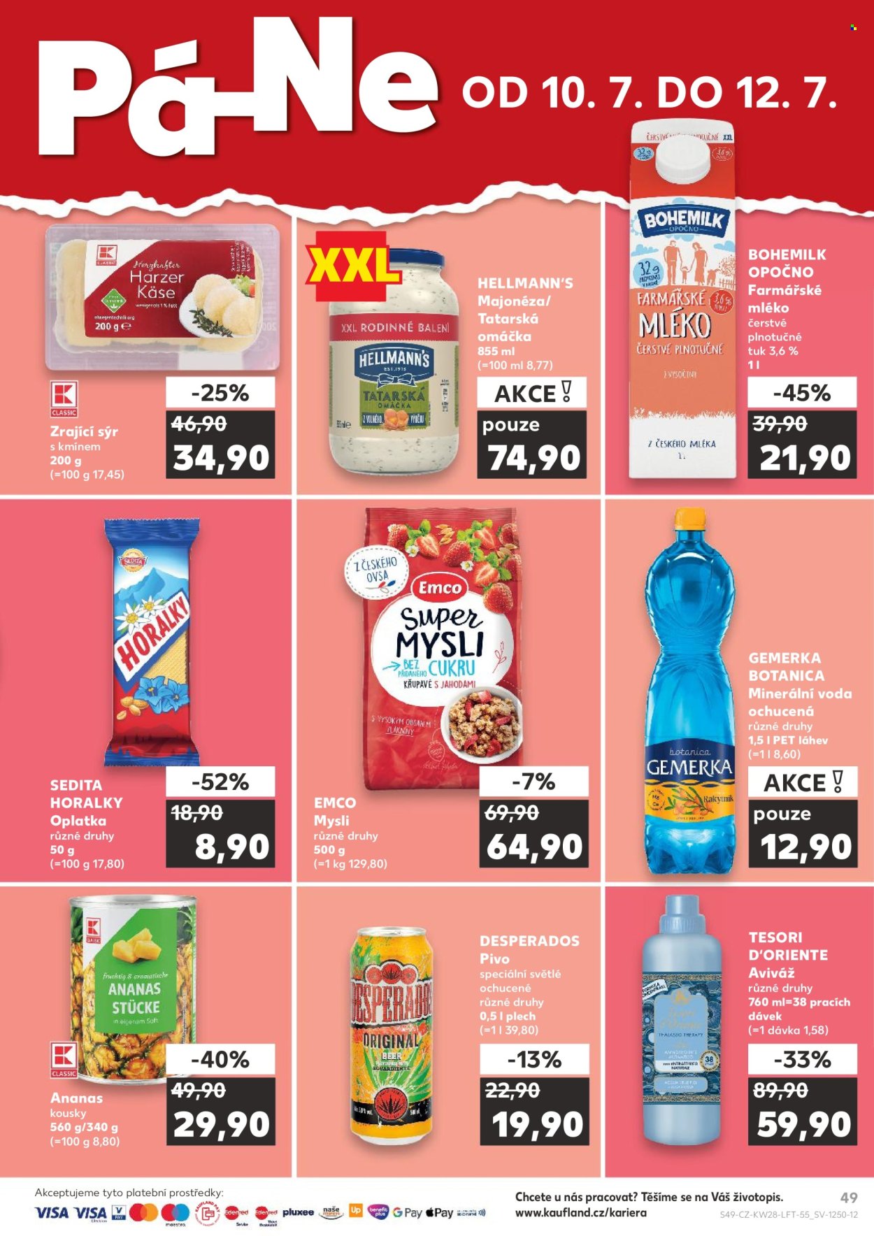 Leták Kaufland - 8. 7. 2026 - 14. 7. 2026. Strana 49