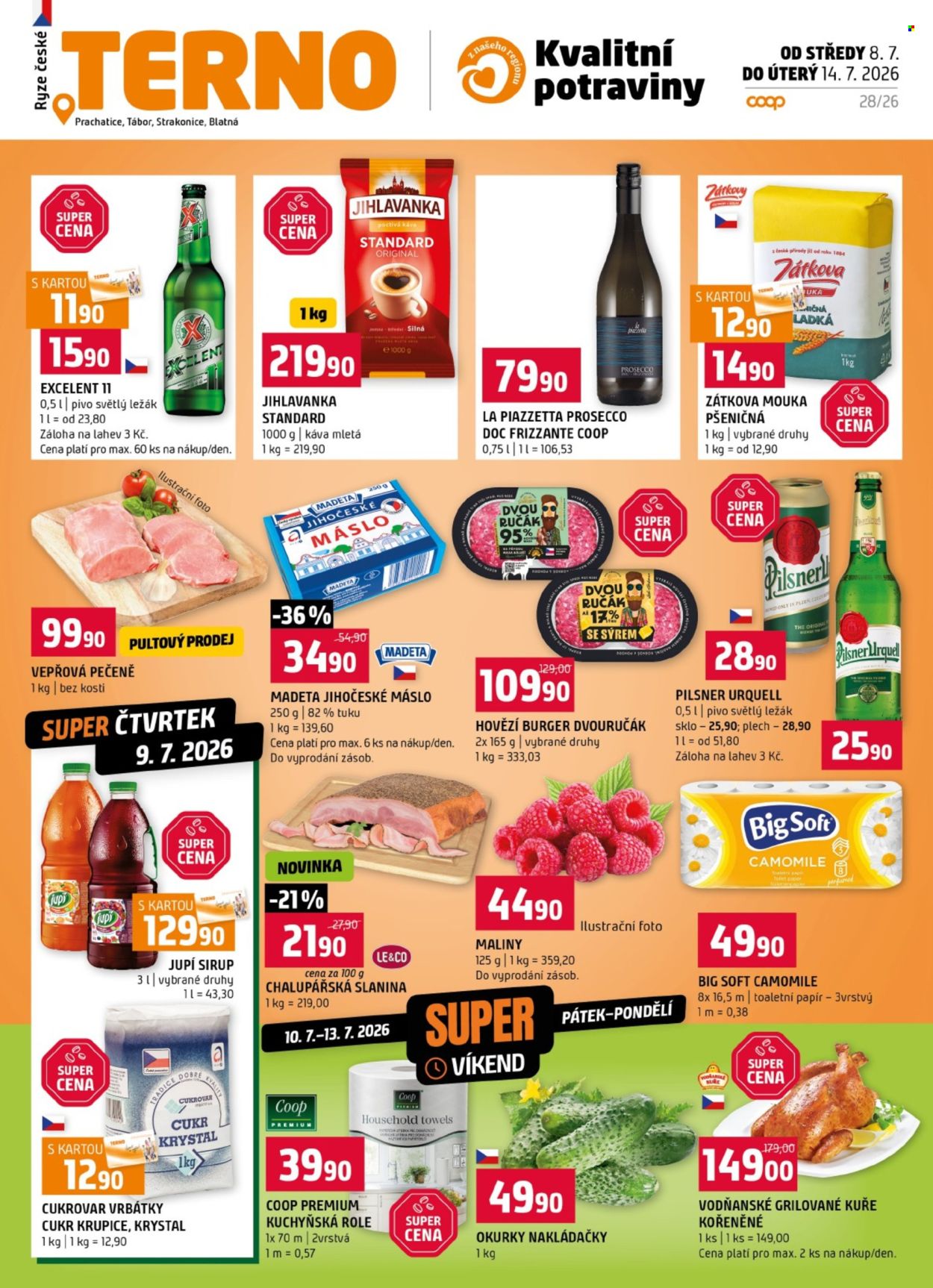 Leták coop TERNO - 8. 7. 2026 - 14. 7. 2026. Strana 1