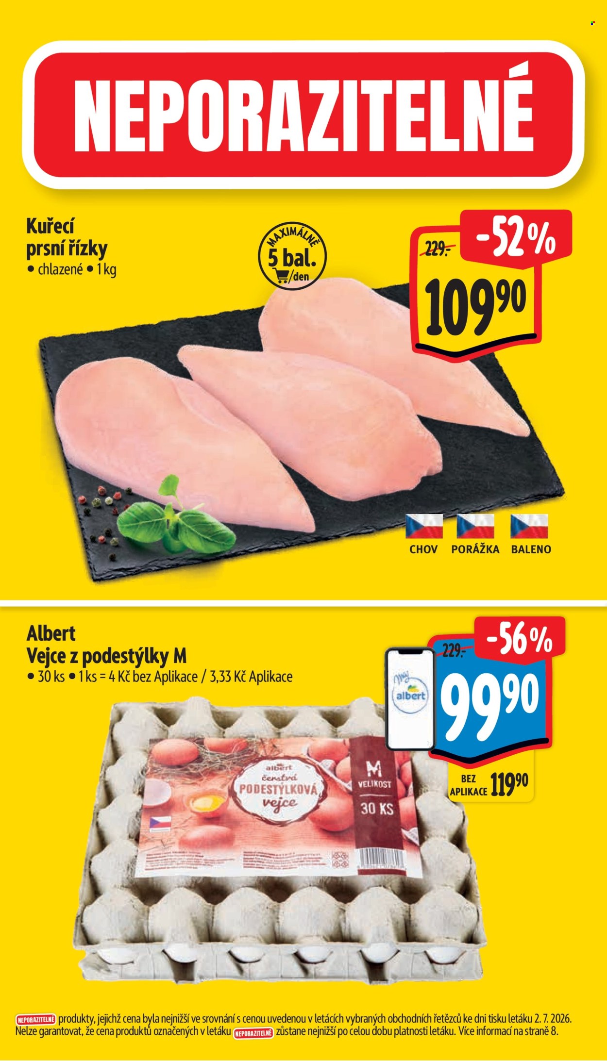 Leták Albert Supermarket - 8. 7. 2026 - 14. 7. 2026. Strana 2