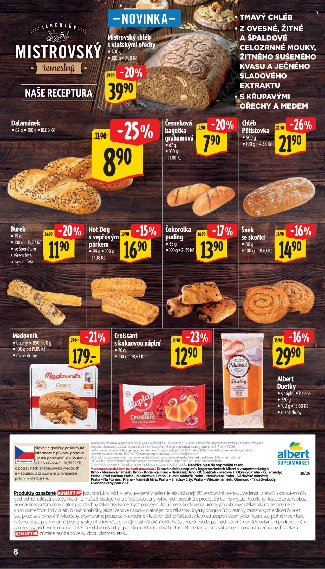 Leták Albert Supermarket - 8. 7. 2026 - 14. 7. 2026. Strana 18