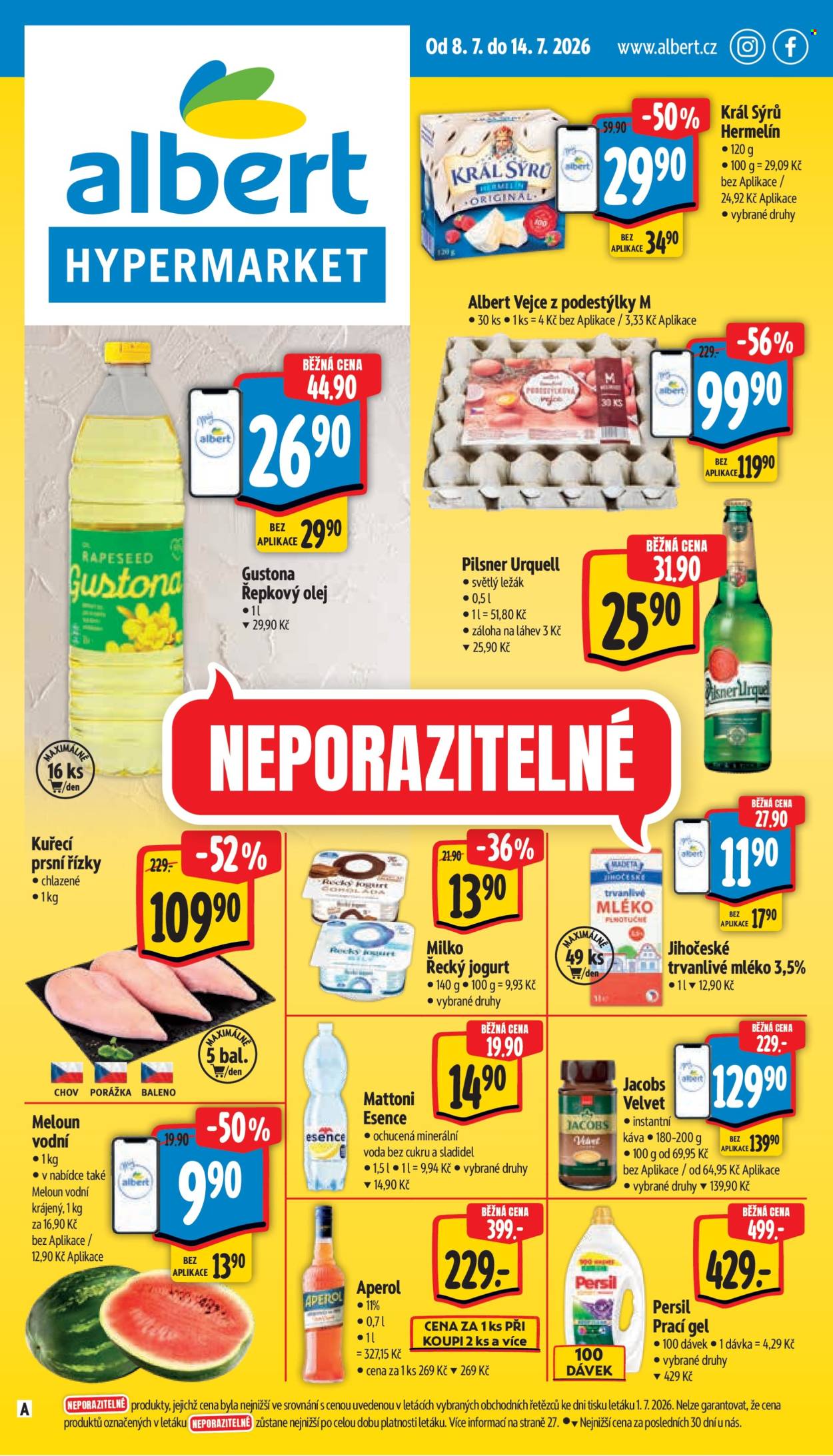 Leták Albert Hypermarket - 8. 7. 2026 - 14. 7. 2026. Strana 1