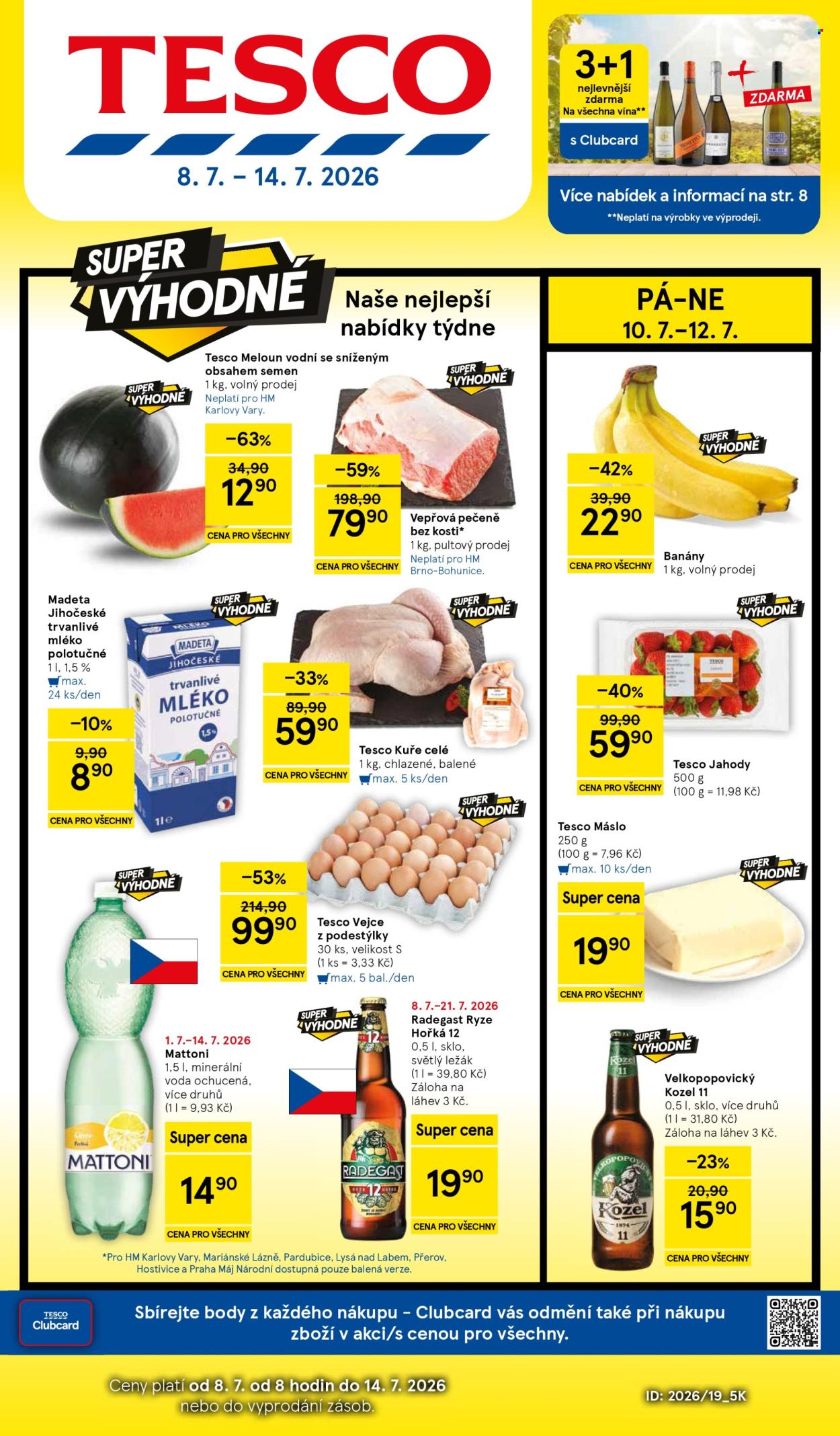 Leták TESCO - 8. 7. 2026 - 14. 7. 2026. Strana 1