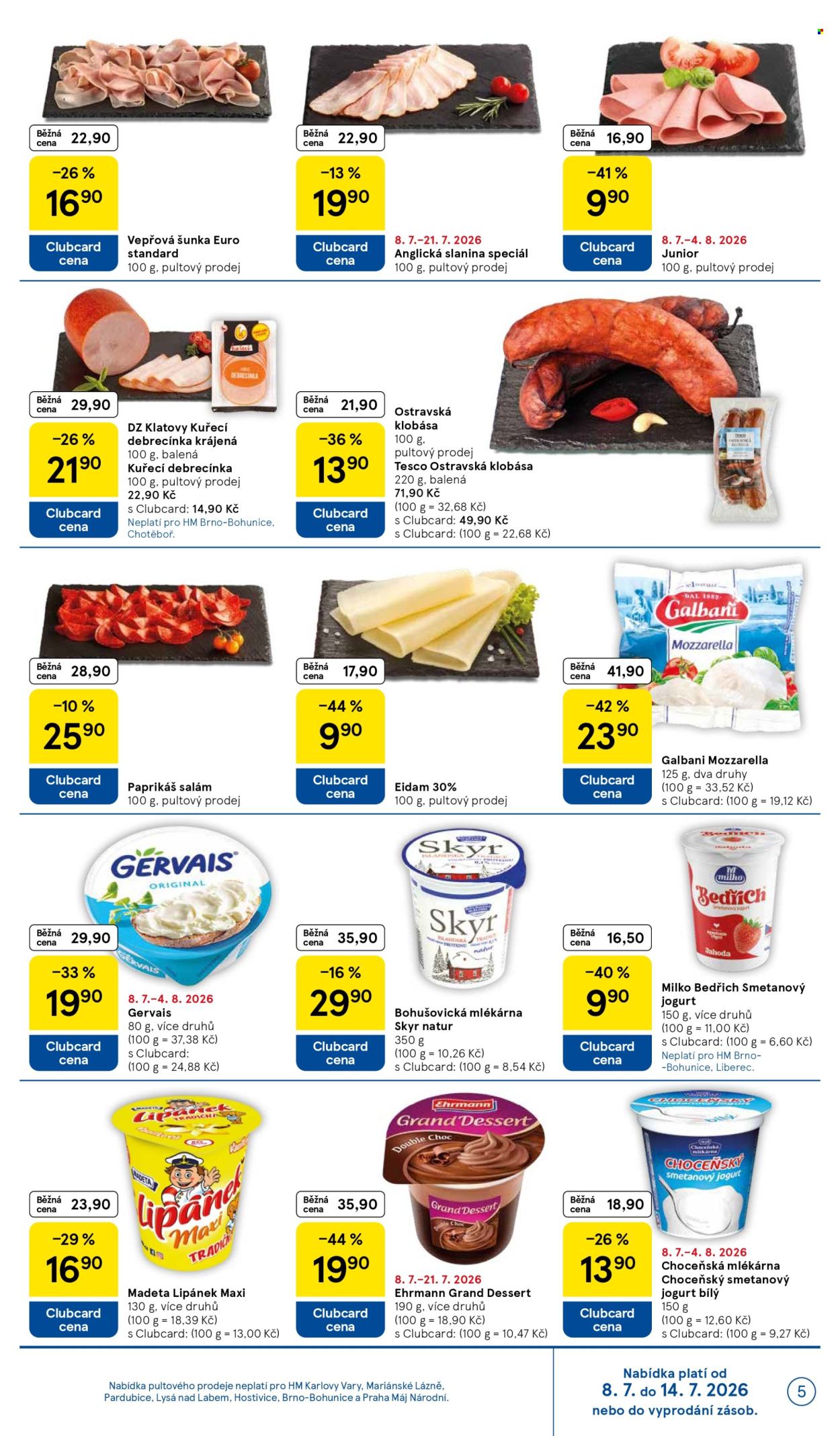 Leták TESCO - 8. 7. 2026 - 14. 7. 2026. Strana 5