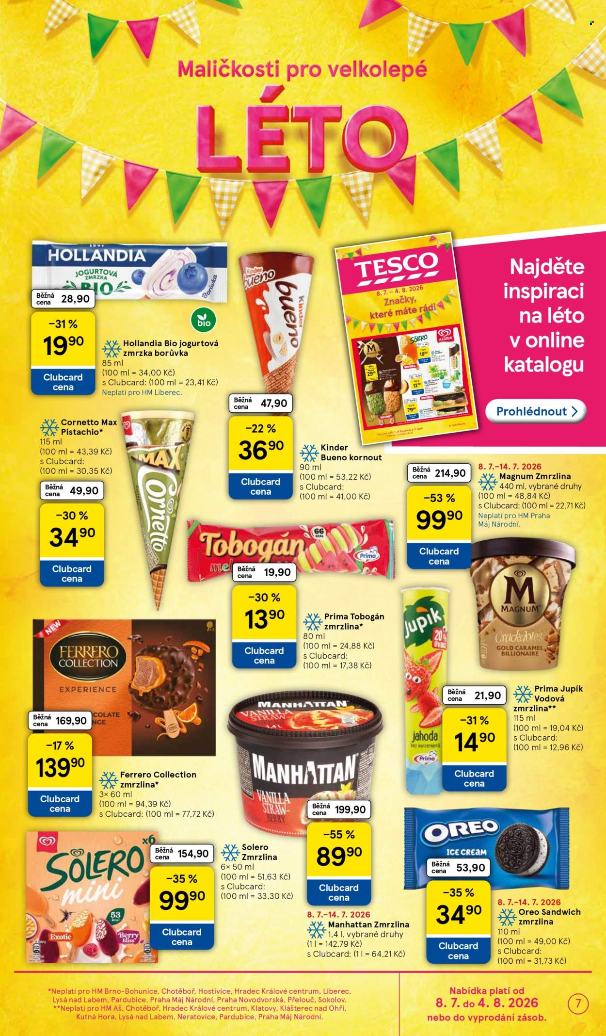 Leták TESCO - 8. 7. 2026 - 14. 7. 2026. Strana 7