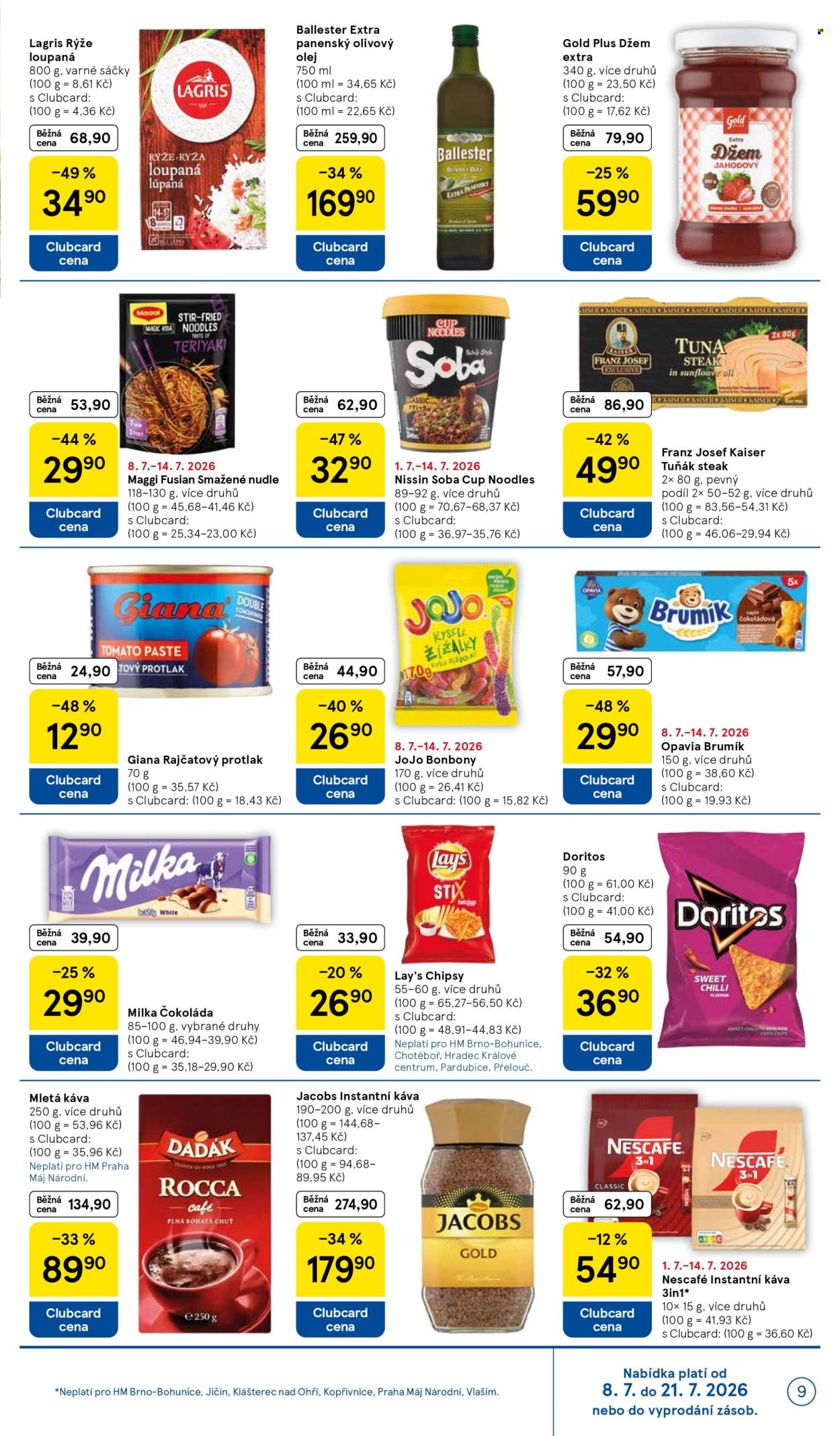 Leták TESCO - 8. 7. 2026 - 14. 7. 2026. Strana 9