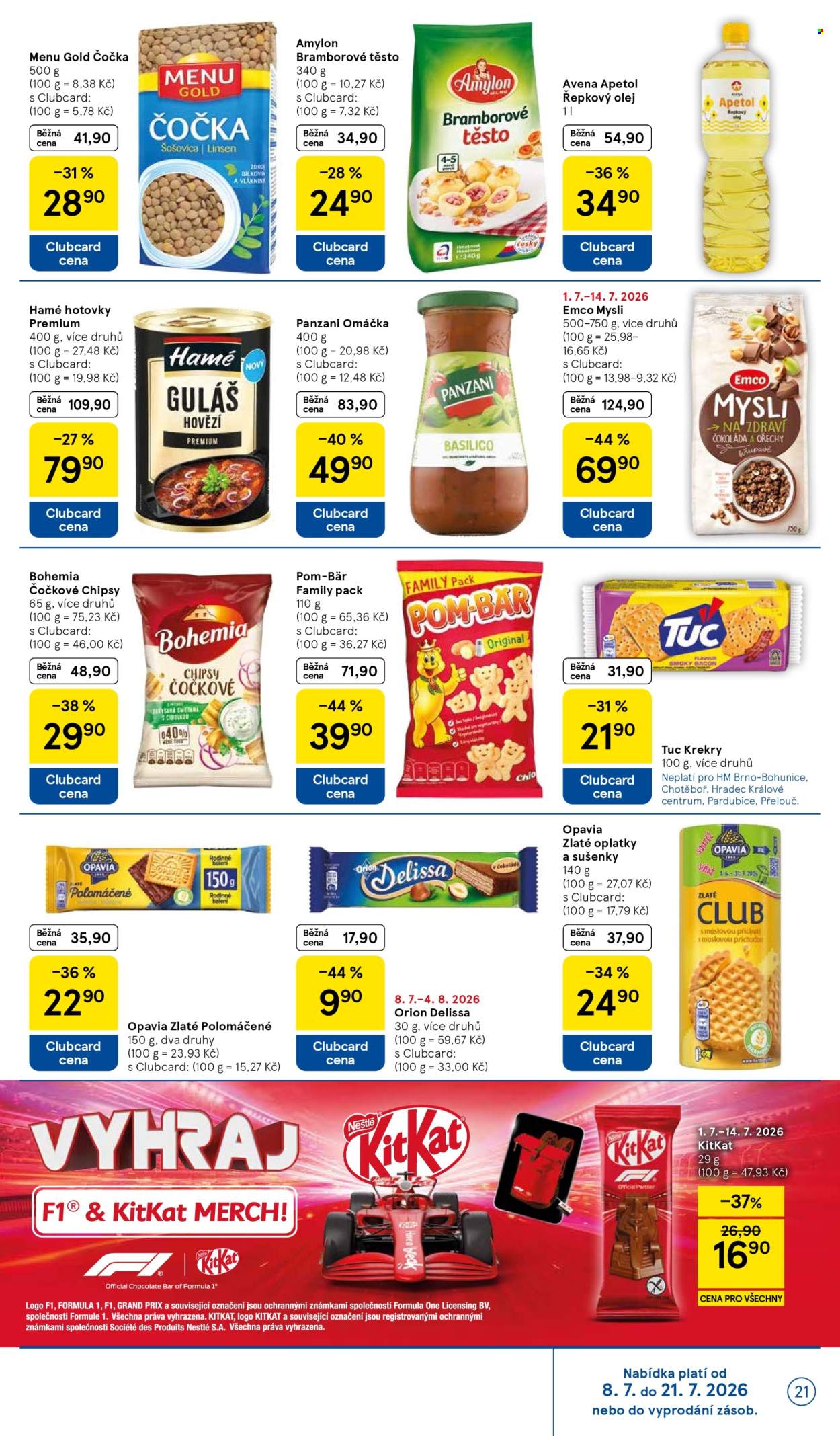 Leták TESCO - 8. 7. 2026 - 14. 7. 2026. Strana 21