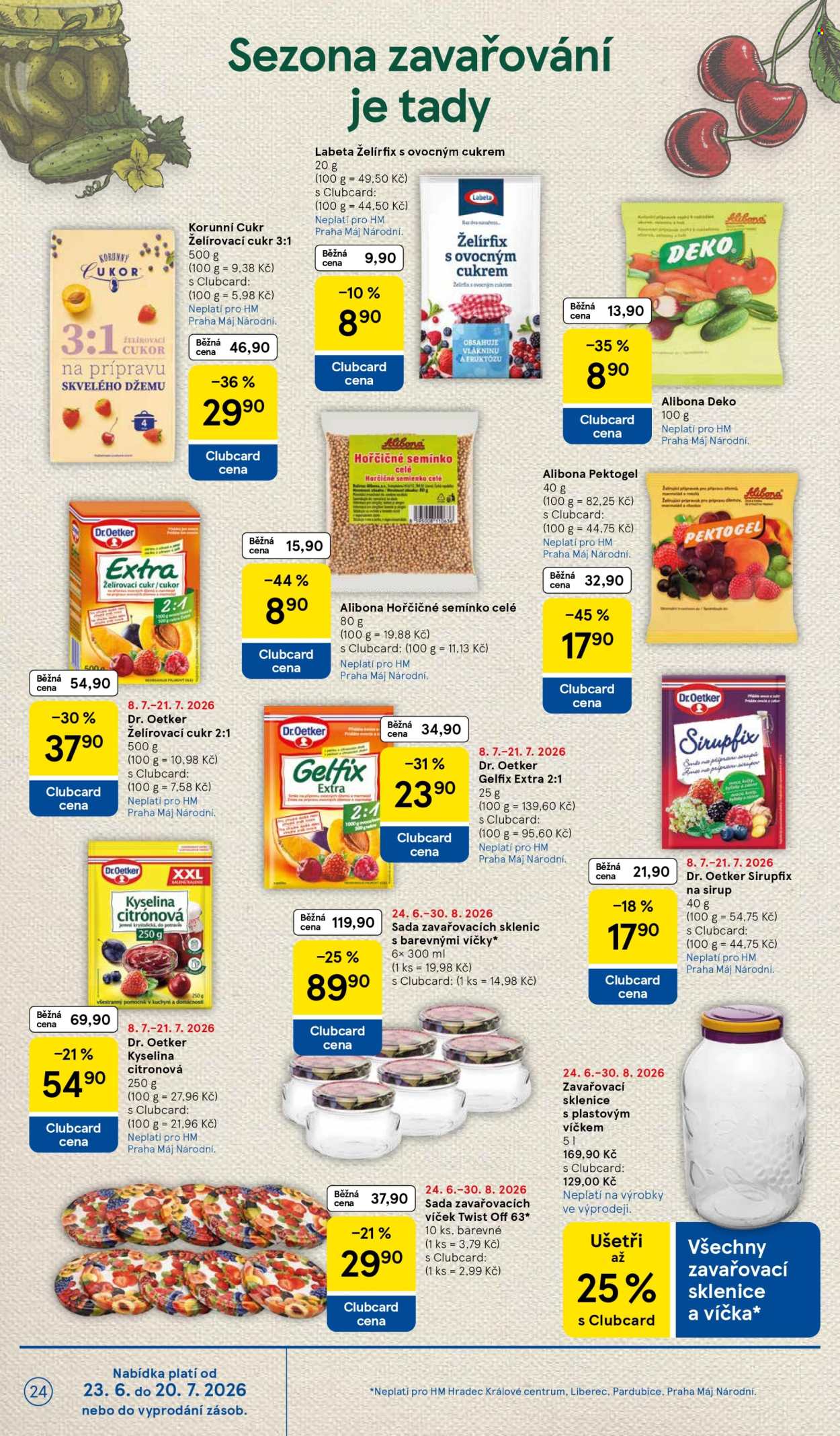 Leták TESCO - 8. 7. 2026 - 14. 7. 2026. Strana 24