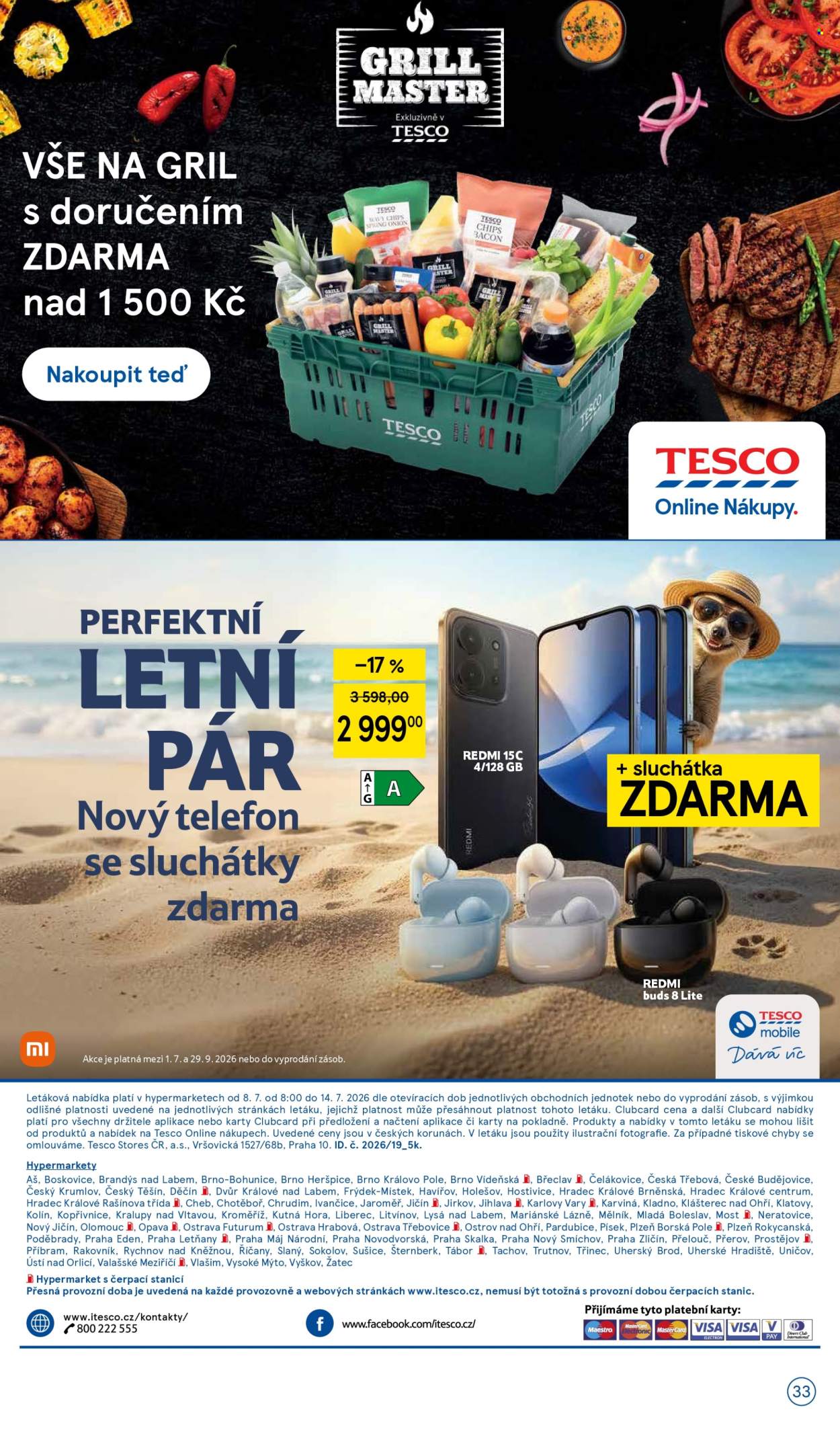 Leták TESCO - 8. 7. 2026 - 14. 7. 2026. Strana 33