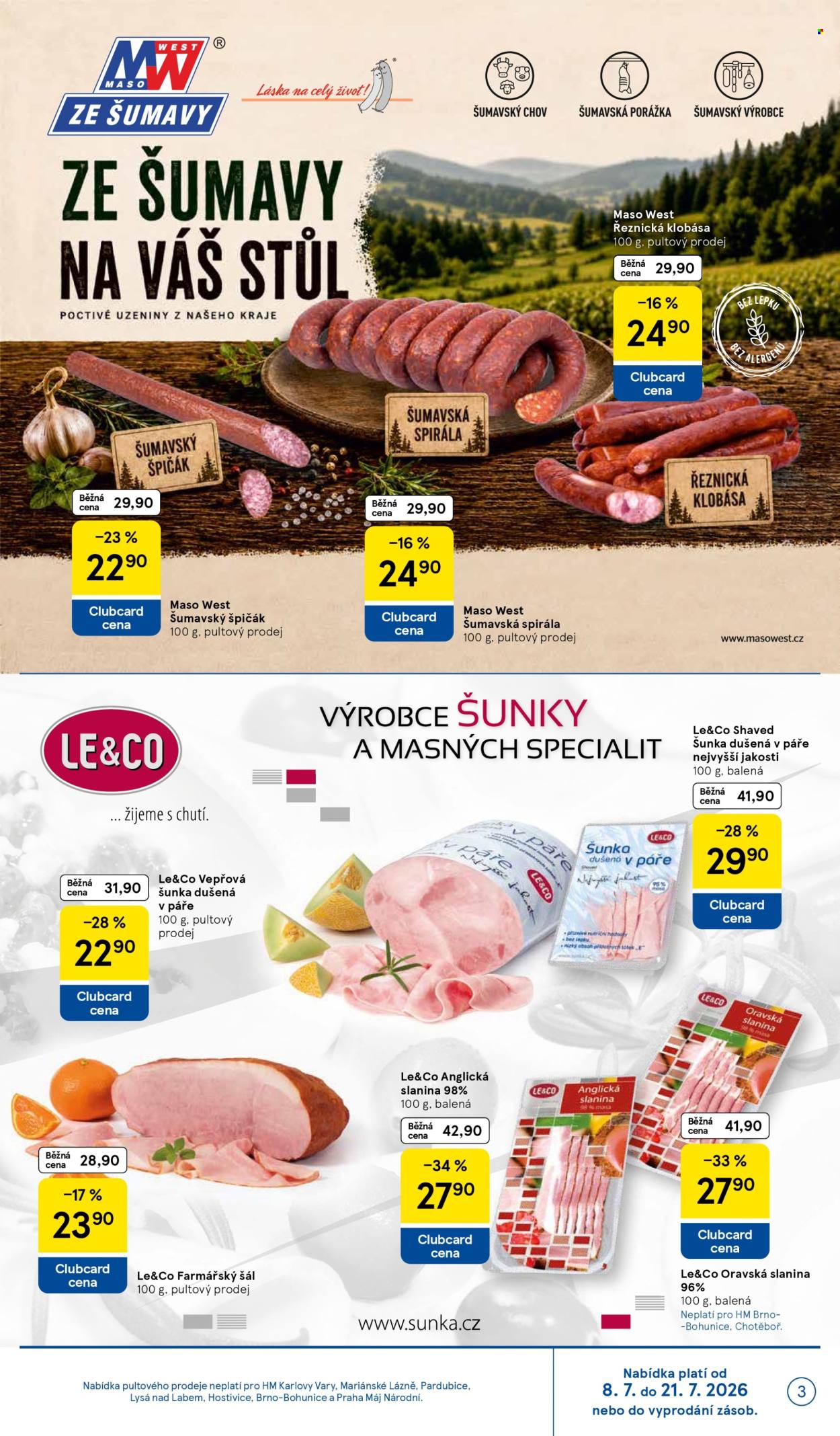 Leták TESCO hypermarket - 8. 7. 2026 - 4. 8. 2026. Strana 3