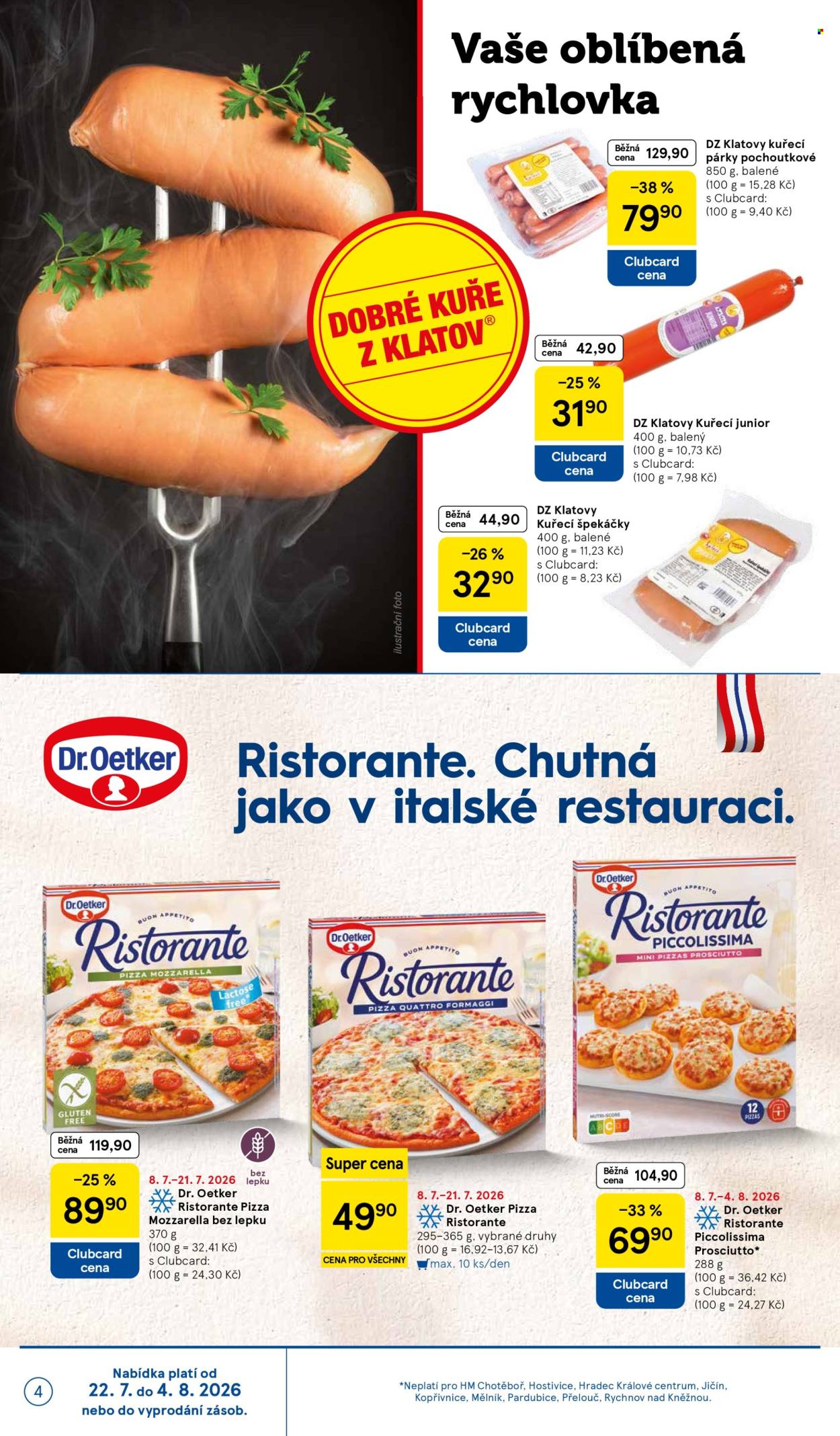 Leták TESCO hypermarket - 8. 7. 2026 - 4. 8. 2026. Strana 4