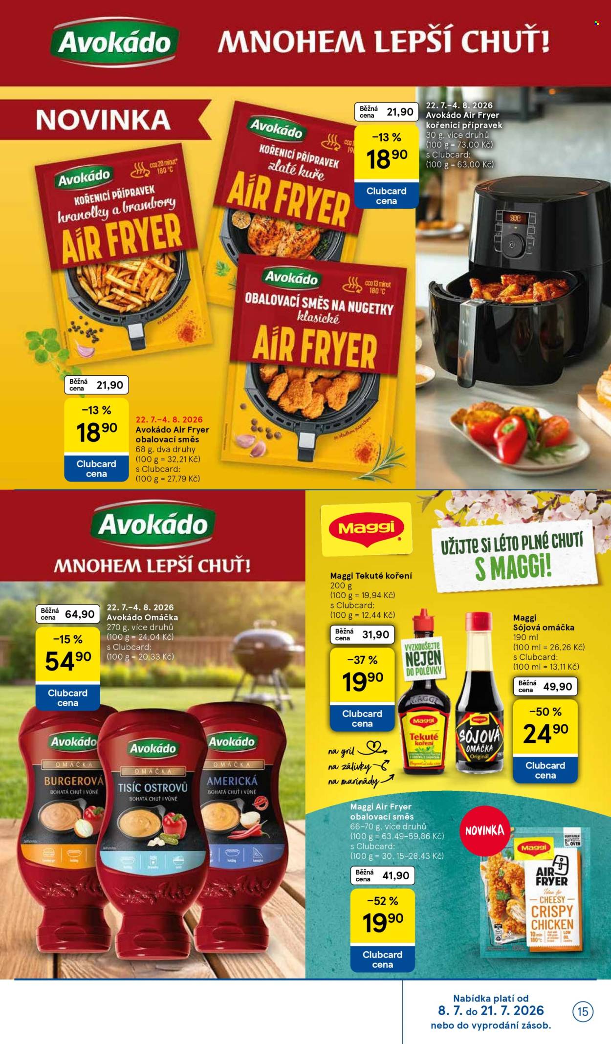 Leták TESCO hypermarket - 8. 7. 2026 - 4. 8. 2026. Strana 15