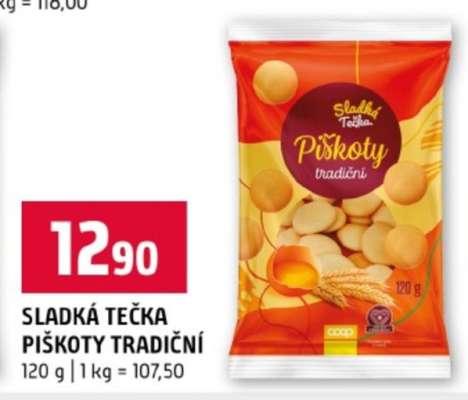 SLADKÁ TEČKA PIŠKOTY TRADIČNÍ