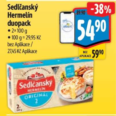 Sedlčanský hermelín duopack
