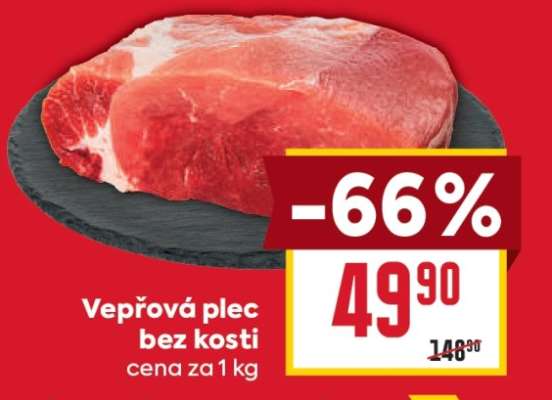 Vepřová plec bez kosti