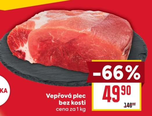Vepřová plec bez kosti