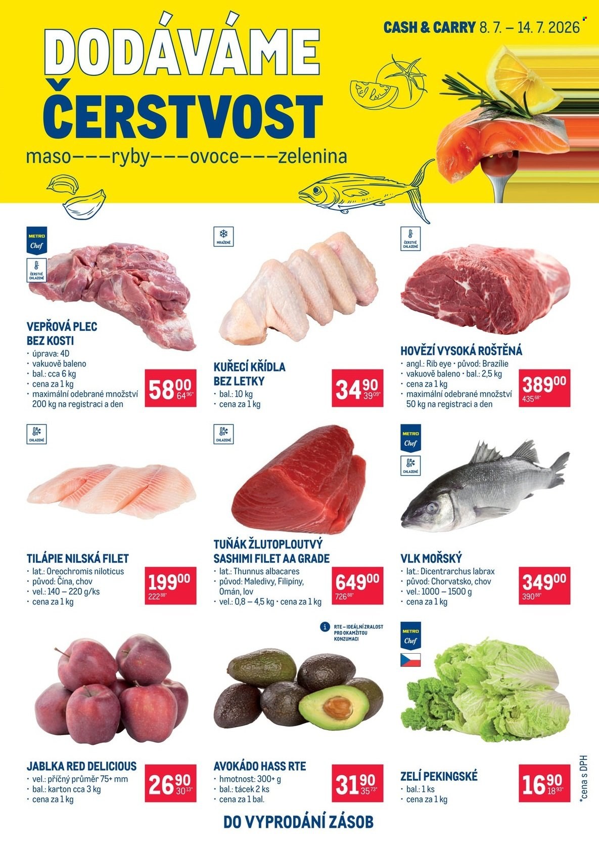 Leták MAKRO - 8. 7. 2026 - 14. 7. 2026. Strana 1