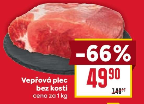 Vepřová plec bez kosti