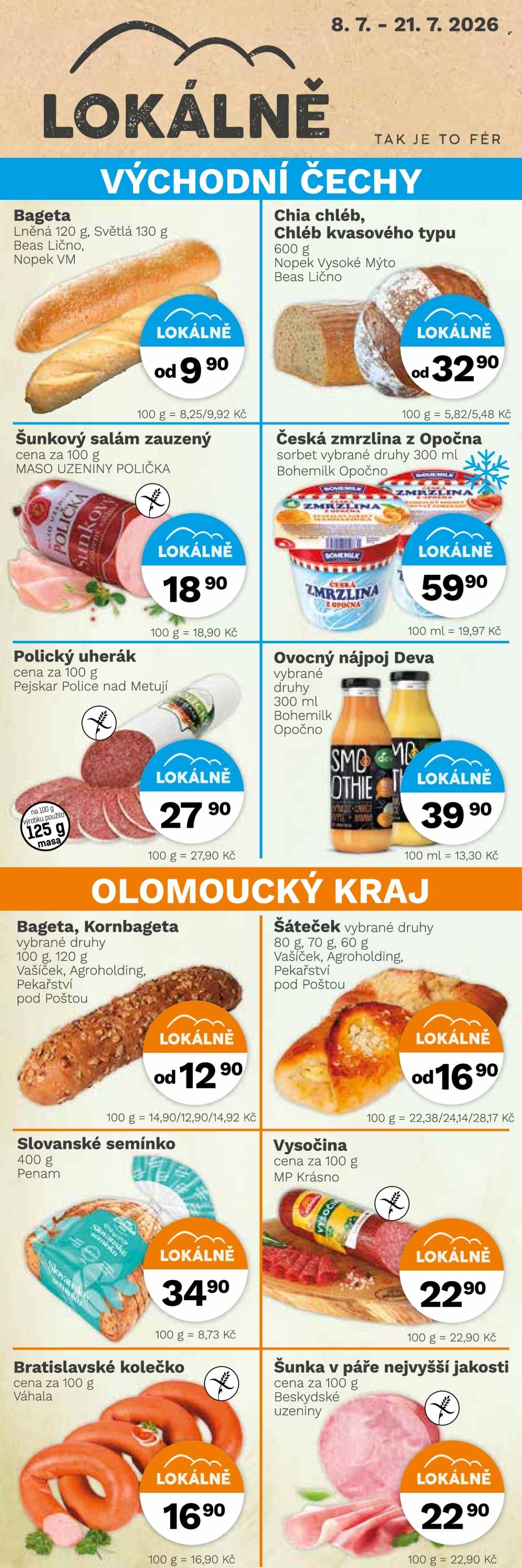 Leták Konzum - 8. 7. 2026 - 21. 7. 2026. Strana 2