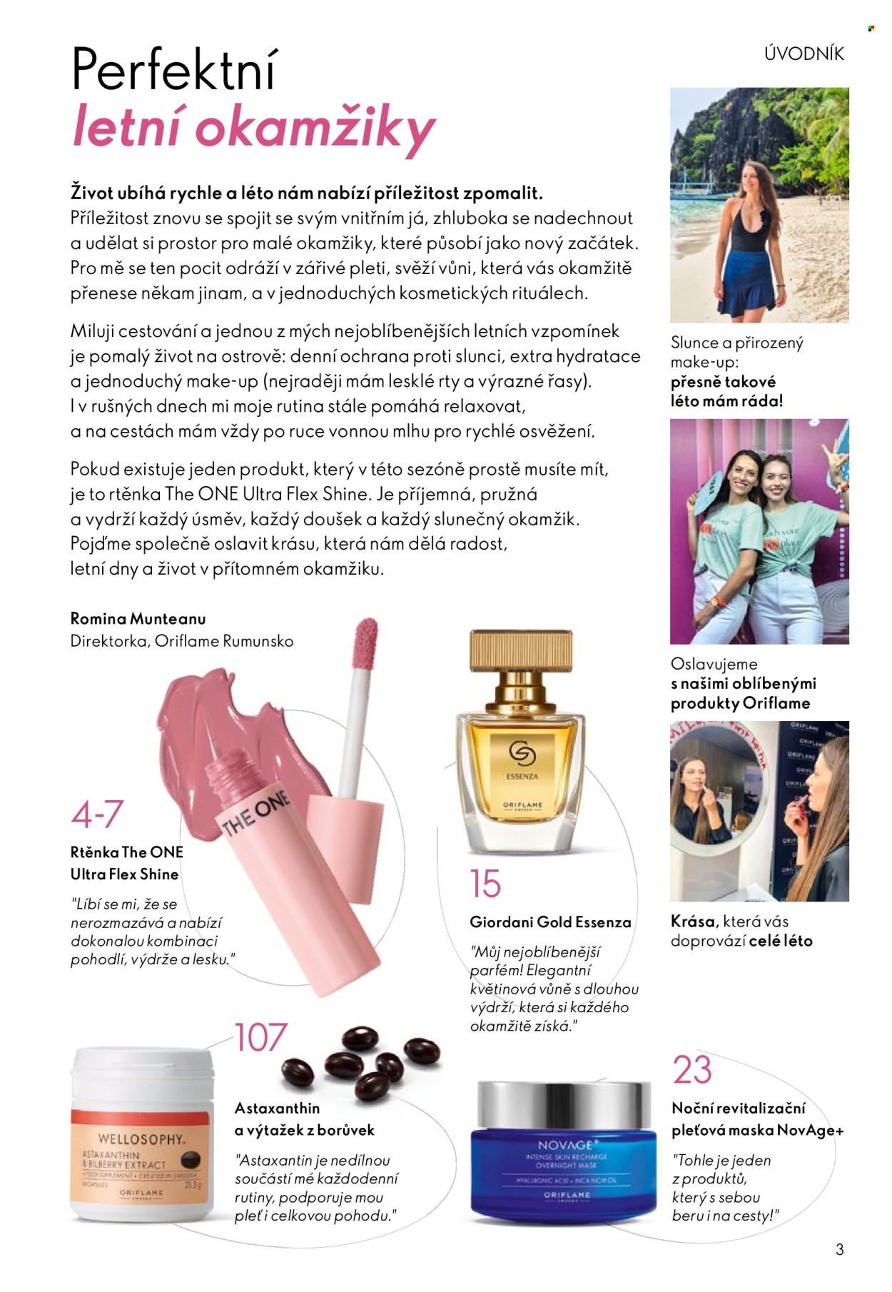 Leták ORIFLAME - 8. 7. 2026 - 28. 7. 2026. Strana 3