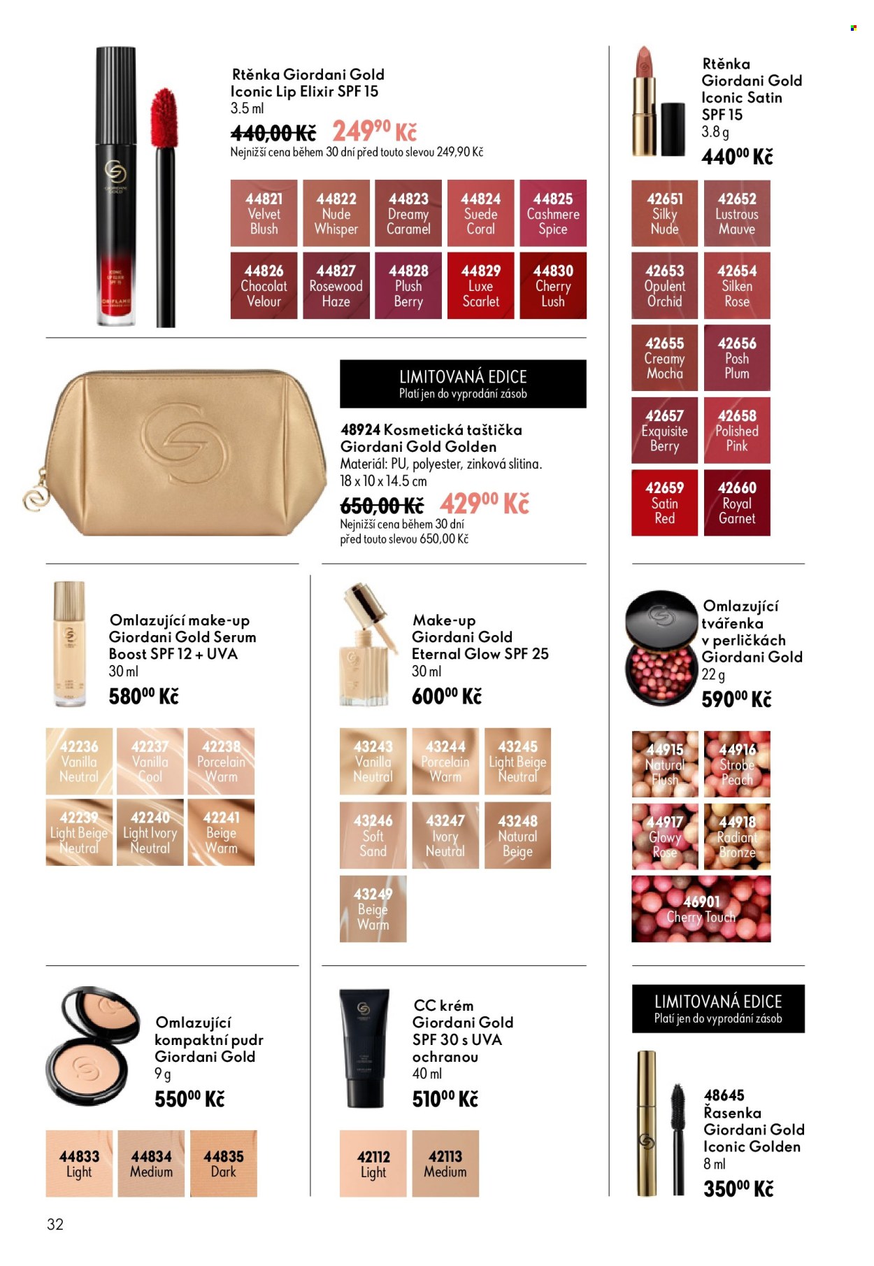 Leták ORIFLAME - 8. 7. 2026 - 28. 7. 2026. Strana 32