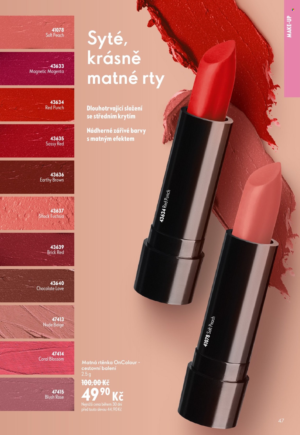 Leták ORIFLAME - 8. 7. 2026 - 28. 7. 2026. Strana 47
