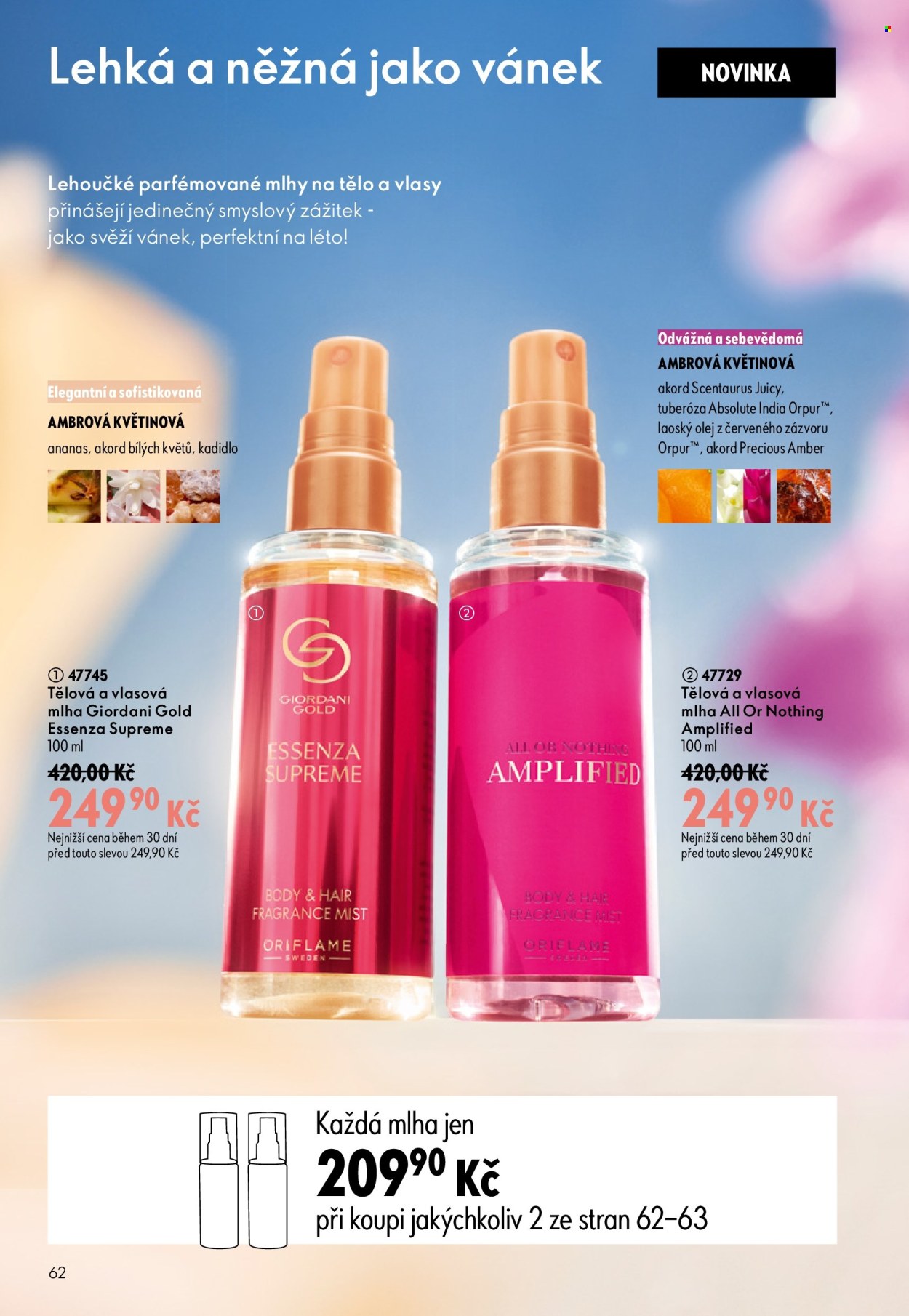 Leták ORIFLAME - 8. 7. 2026 - 28. 7. 2026. Strana 62