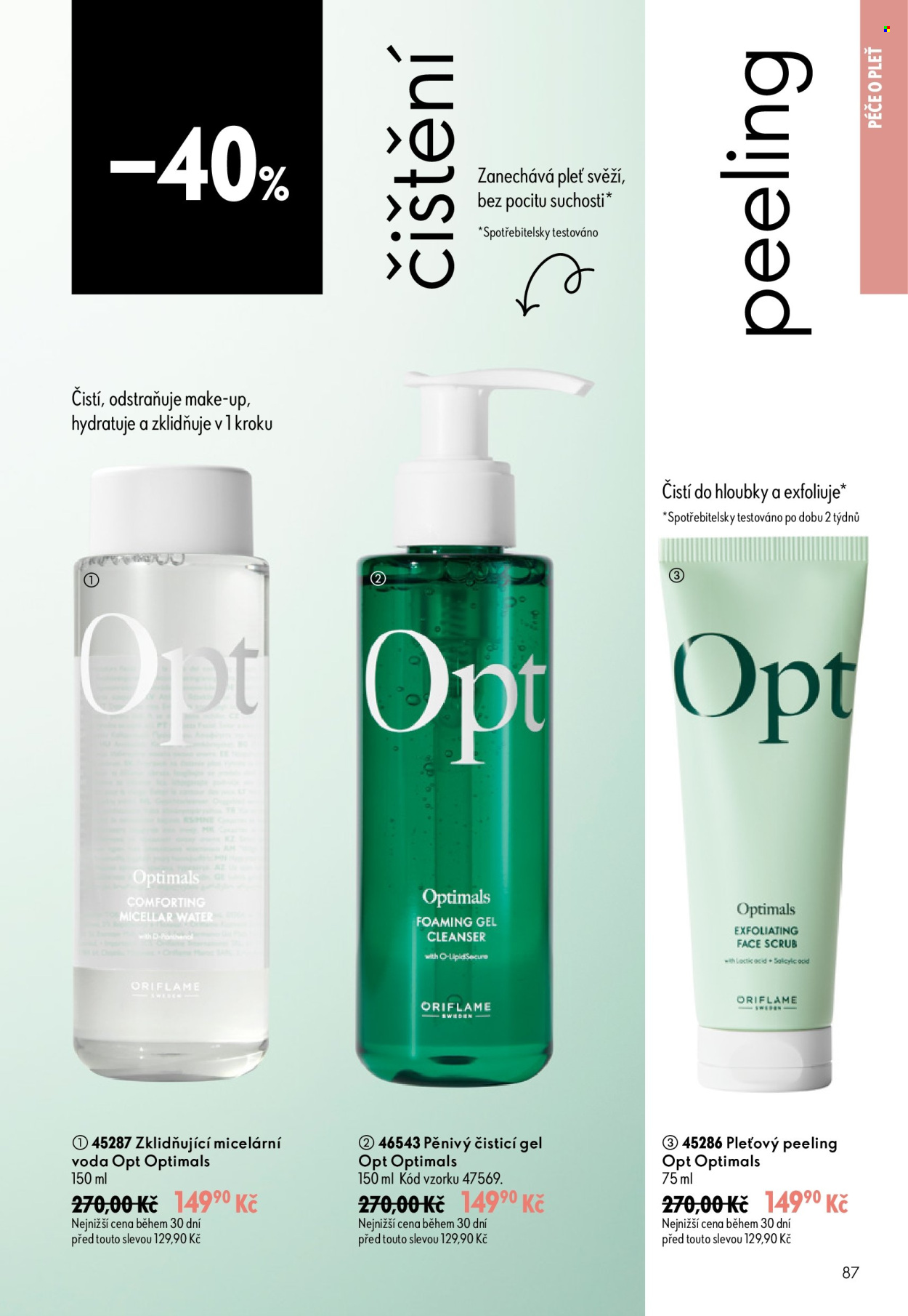 Leták ORIFLAME - 8. 7. 2026 - 28. 7. 2026. Strana 87