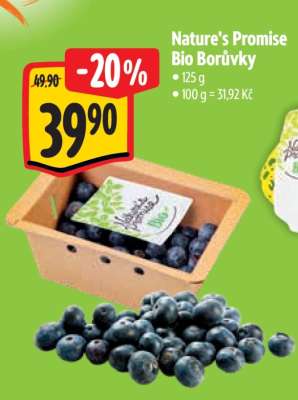 Nature’s Promise Bio Borůvky