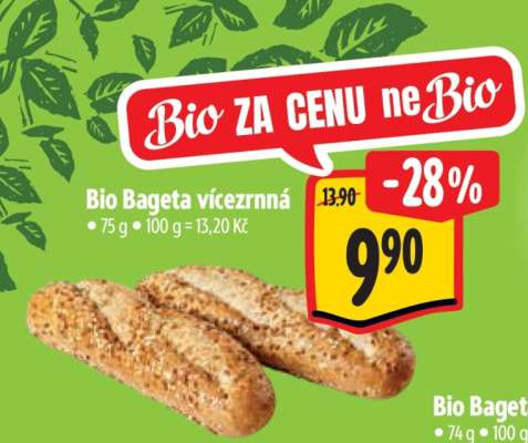 Bio Bageta vícezrnná