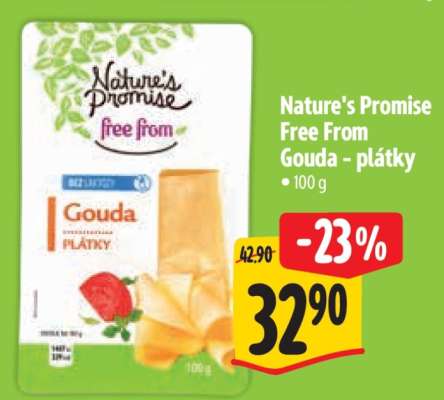 Nature’s Promise Free from Gouda plátky