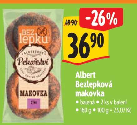 Albert Bezlepková makovka