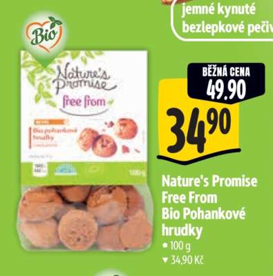 Nature's Promise Free From Bio Pohankové hrudky