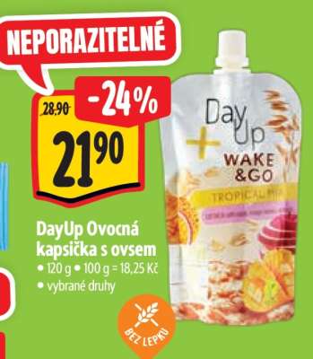 DayUp Ovocná kapsička s ovsem