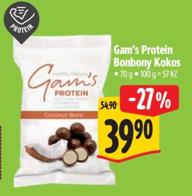 Gam's Protein Bonbony Kokos