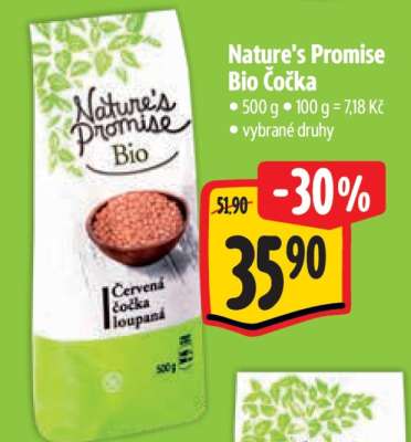 Nature’s Promise Bio Čočka