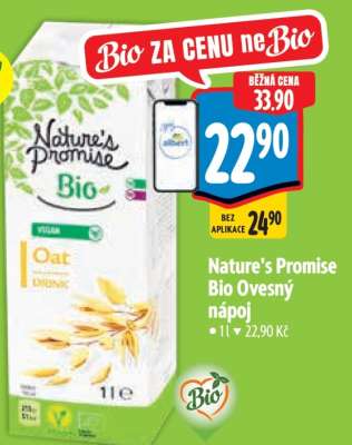 Nature’s Promise Bio ovesný nápoj