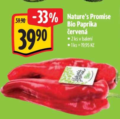 Nature's Promise Bio Paprika červená