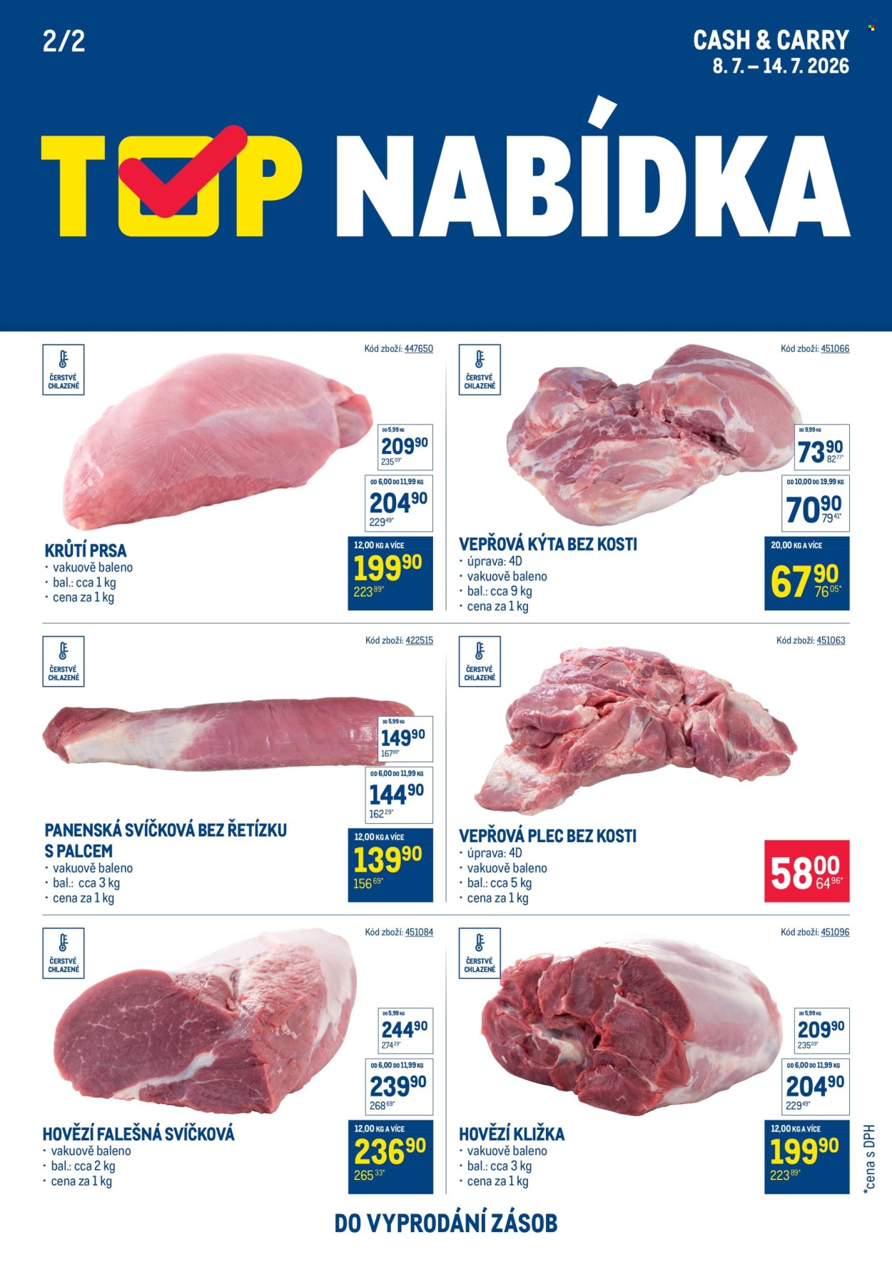 Leták MAKRO - 8. 7. 2026 - 14. 7. 2026. Strana 2