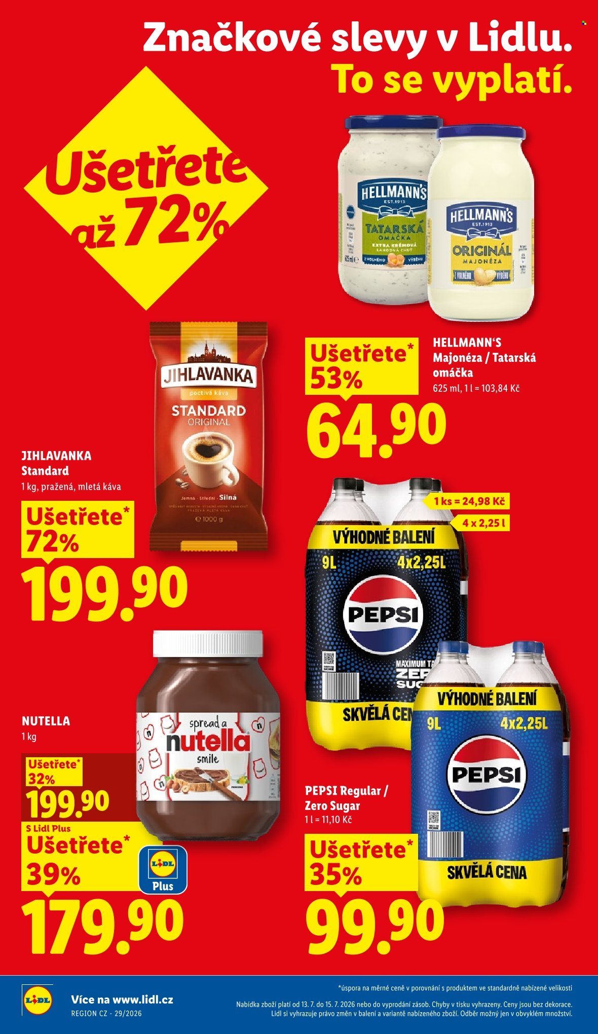 Leták Lidl - 13. 7. 2026 - 15. 7. 2026. Strana 4