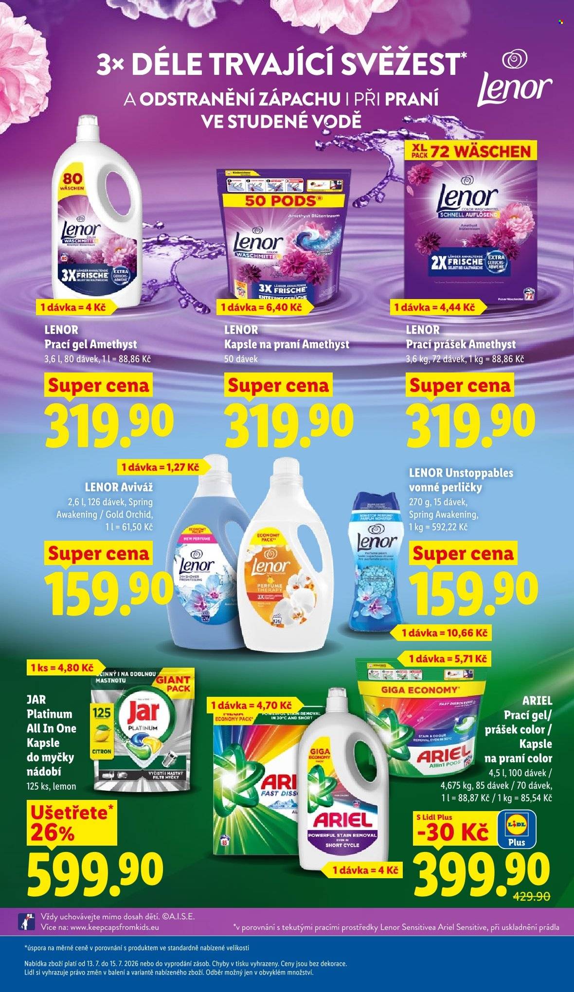 Leták Lidl - 13. 7. 2026 - 15. 7. 2026. Strana 27