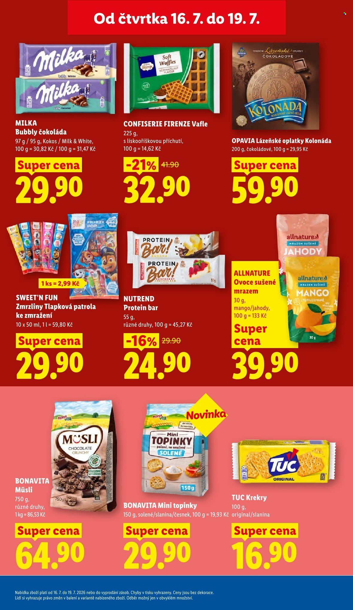 Leták Lidl - 16. 7. 2026 - 19. 7. 2026. Strana 25