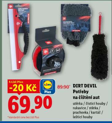 DIRT DEVIL Potřeby na čištění aut