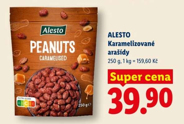 ALESTO Karamelizované arašídy