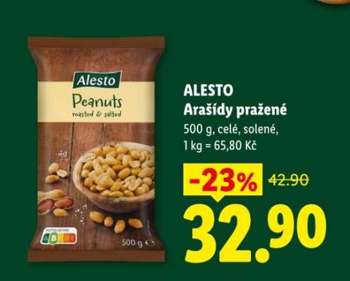 ALESTO Arašídy pražené