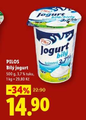Pilos BÍLÝ JOGURT