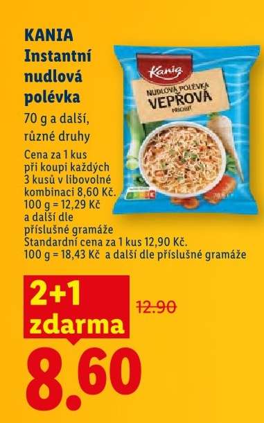 KANIA Instantní nudlová polévka