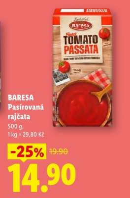 Baresa Pasírovaná rajčata