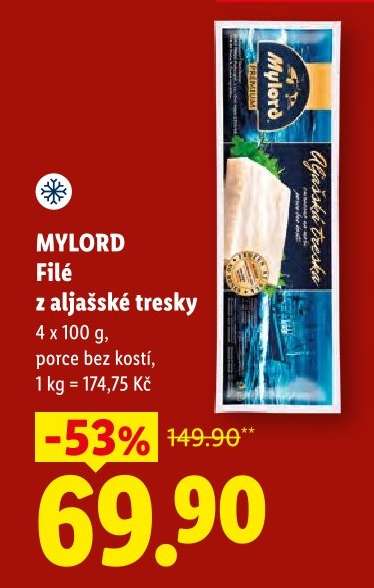 Mylord FILÉ Z ALJAŠSKÉ TRESKY