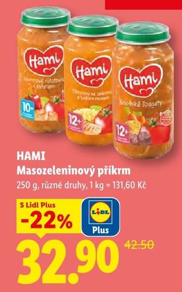 Hami masozeleninový příkrm